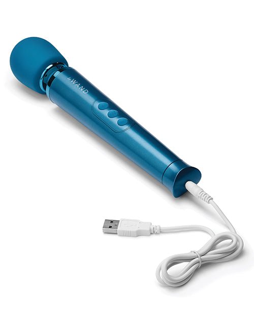 Le Wand Petite Rechargeable Massager - Blue | Shop Lowest Prices at fonlove.shop
