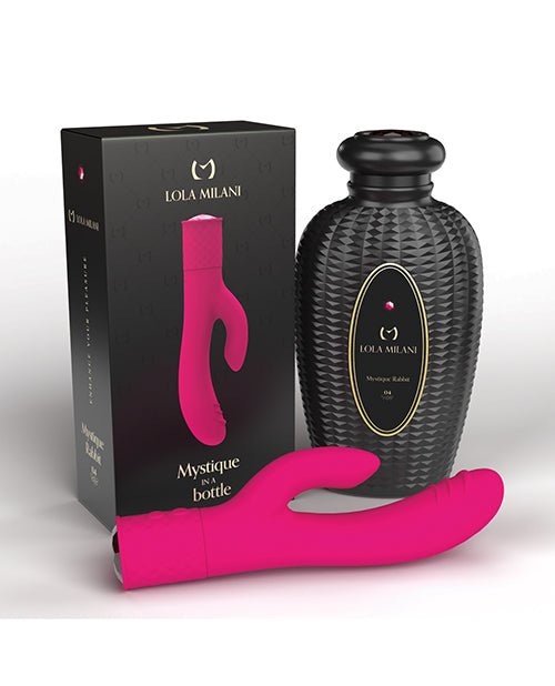 Lola Milani Mystique Rabbit w/Black Bottle - Fuchsia | Shop Lowest Prices at fonlove.shop