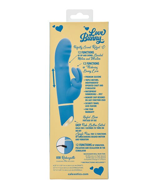 Love Bunny Beaded "G" Bunny - Blue | Shop Lowest Prices at fonlove.shop