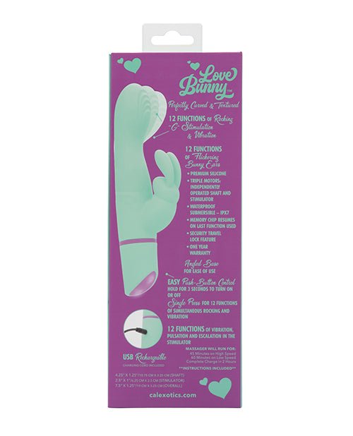 Love Bunny Rockin "G" Bunny - Turquoise | Shop Lowest Prices at fonlove.shop