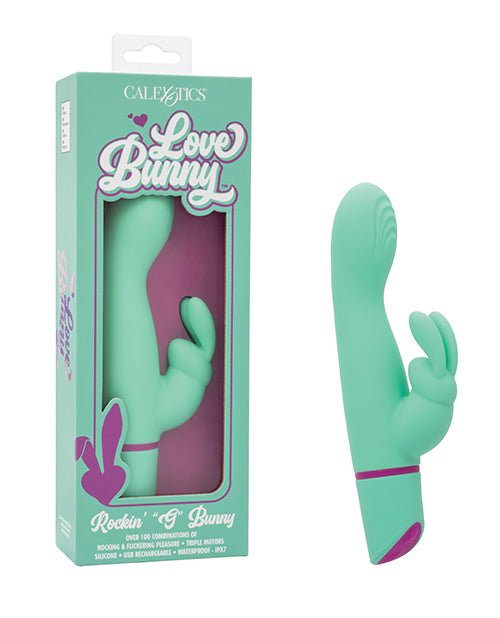 Love Bunny Rockin "G" Bunny - Turquoise | Shop Lowest Prices at fonlove.shop