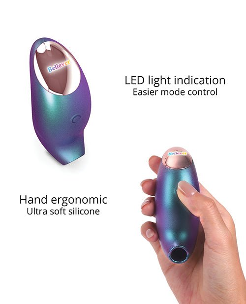 Love to Love Believer Mini Tongue Flicker - Iridescent Turquoise | Shop Lowest Prices at fonlove.shop