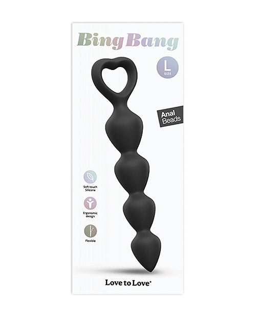 Love to Love Bing Bang Anal Bead - Black Onyx Large | Shop Lowest Prices at fonlove.shop