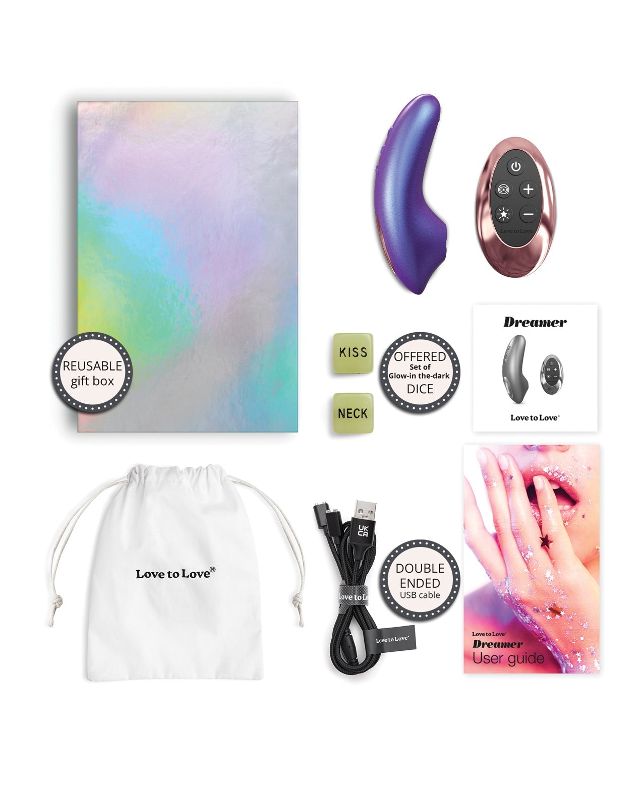 Love to Love Dreamer Mini Tongue Flicker - Iridescent Night | Shop Lowest Prices at fonlove.shop