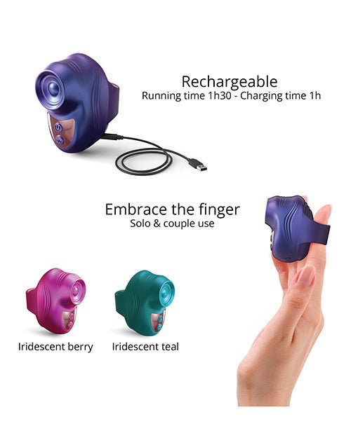 Love to Love Kisscool Tapping Finger Vibe - Midnight Indigo | Shop Lowest Prices at fonlove.shop