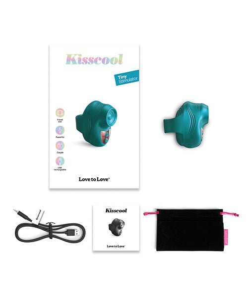 Love to Love Kisscool Tapping Finger Vibe - Teal Me | Shop Lowest Prices at fonlove.shop