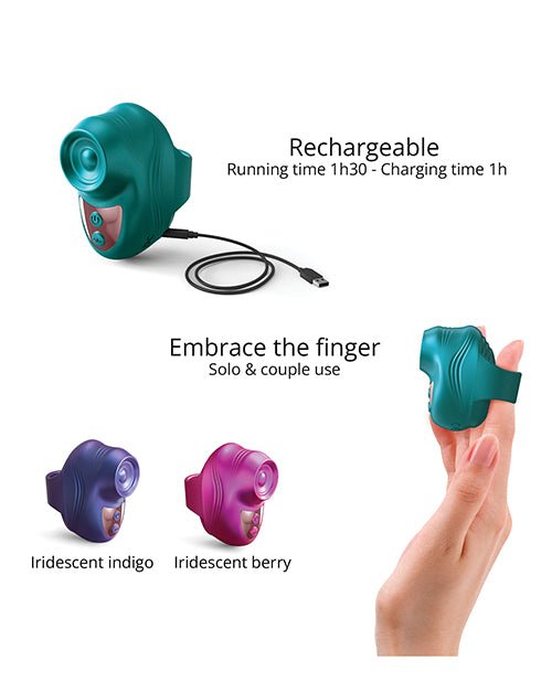 Love to Love Kisscool Tapping Finger Vibe - Teal Me | Shop Lowest Prices at fonlove.shop