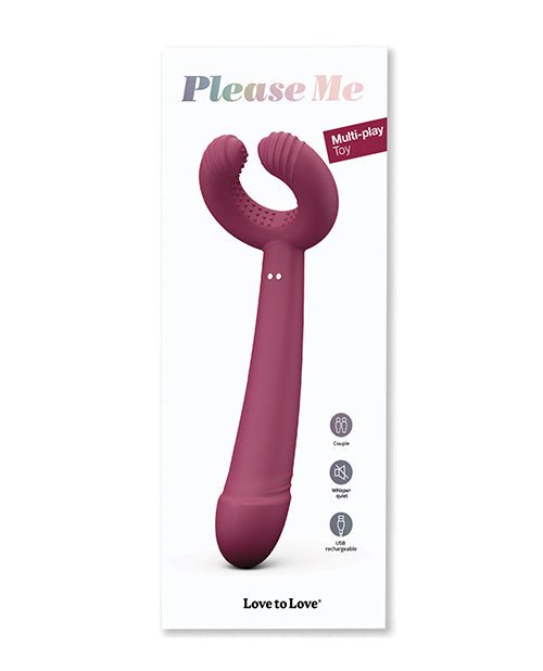 Love to Love Please Me Multi - Play Vibrator - Plum Star | Shop Lowest Prices at fonlove.shop
