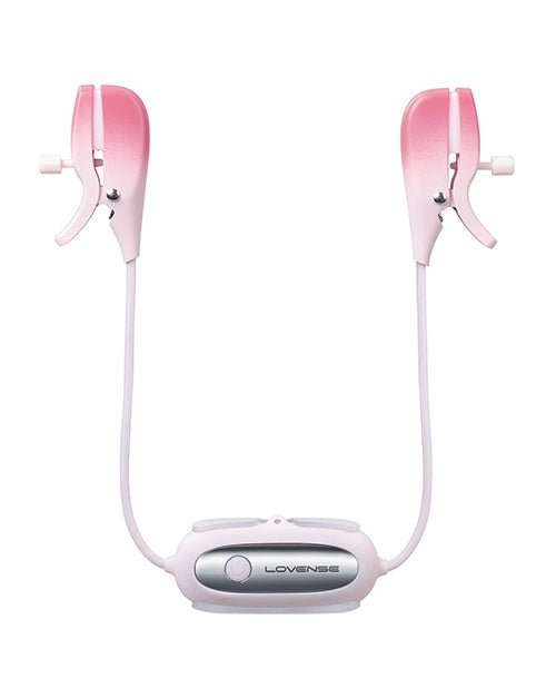 Lovense Gemini Vibrating Nipple Clamps - Pink | Shop Lowest Prices at fonlove.shop