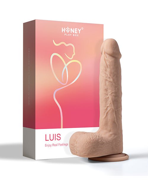 Luis App Controlled Realistic 8.5" Thrusting Dildo Vibrator - Ivory | Shop Lowest Prices at fonlove.shop