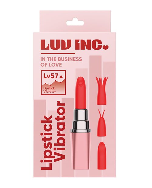 Luv Inc. Lipstick Vibrator With 3 Heads | Shop Lowest Prices at fonlove.shop