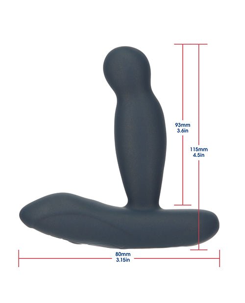 Lux Active Revolve 4.5" Rotating & Vibrating Anal Massager - Dark Blue | Shop Lowest Prices at fonlove.shop