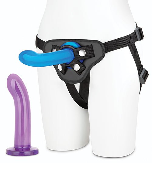 Lux Fetish 3 pc Beginners Strap On & Pegging Set - Multi Color | Shop Lowest Prices at fonlove.shop
