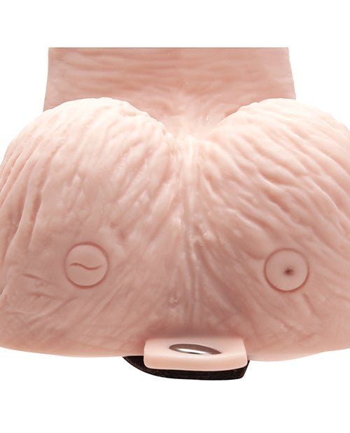 Lux Fetish 6" Rechargeable Strap On w/Balls - Ivory | Shop Lowest Prices at fonlove.shop