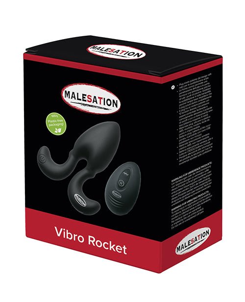 Malesation Vibro Rocket Anal Plug - Black | Shop Lowest Prices at fonlove.shop