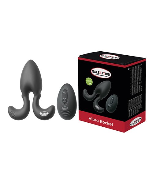 Malesation Vibro Rocket Anal Plug - Black | Shop Lowest Prices at fonlove.shop