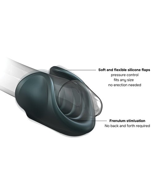 Manwan Starter Travel Vibrating Masturbator - Pine Grey | Shop Lowest Prices at fonlove.shop