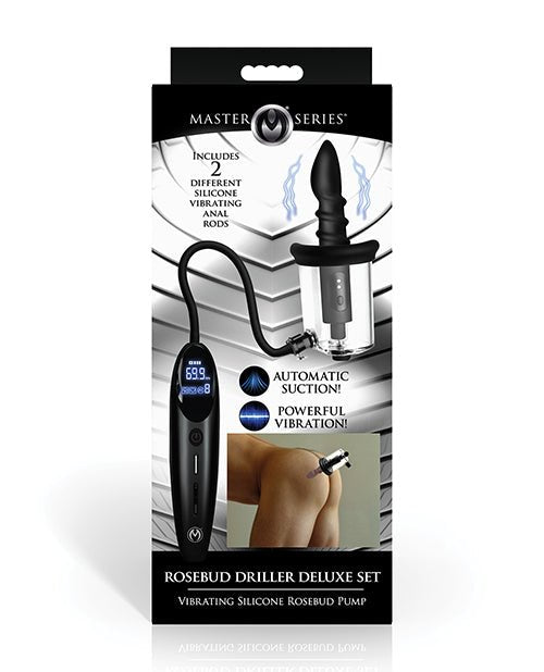 Master Series Rosebud Driller Deluxe Set Vibrating Silicone Rosebud Pump | Shop Lowest Prices at fonlove.shop