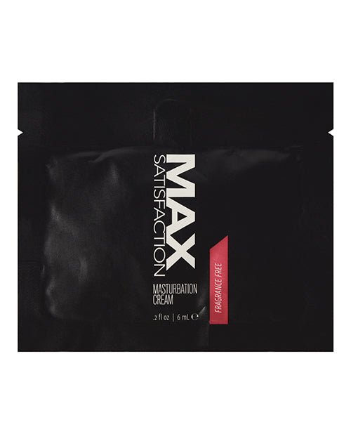 Max Satisfaction Masturbation Cream Foil - 6 ml Pack of 24 | Shop Lowest Prices at fonlove.shop