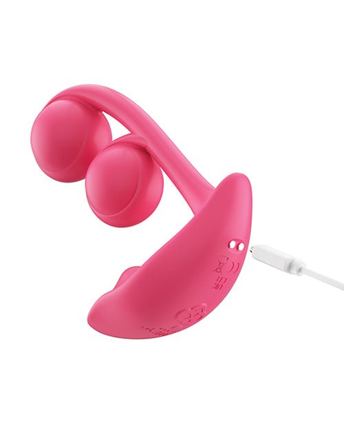 Melody Twin Balls Clit & G - Spot Vibrator - Pink | Shop Lowest Prices at fonlove.shop