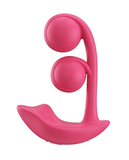 Melody Twin Balls Clit & G - Spot Vibrator - Pink | Shop Lowest Prices at fonlove.shop