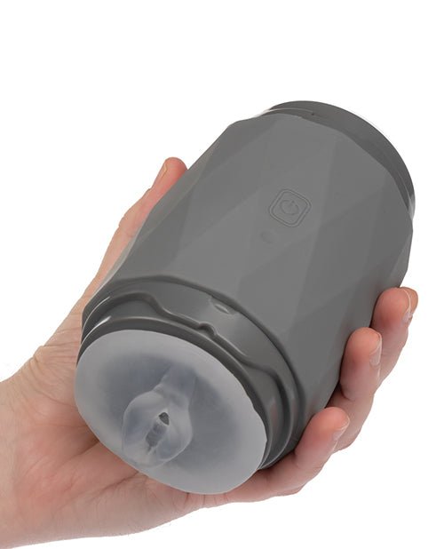 Milk Master Vibro Squeeze Pussy Stroker - Black | Shop Lowest Prices at fonlove.shop