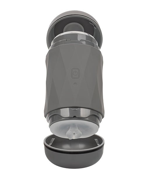 Milk Master Vibro Squeeze Pussy Stroker - Black | Shop Lowest Prices at fonlove.shop