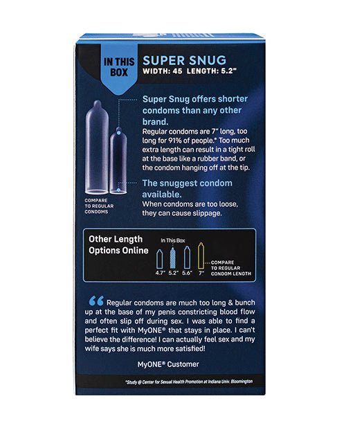 My One Super Snug Condoms - Pack of 10 | Shop Lowest Prices at fonlove.shop