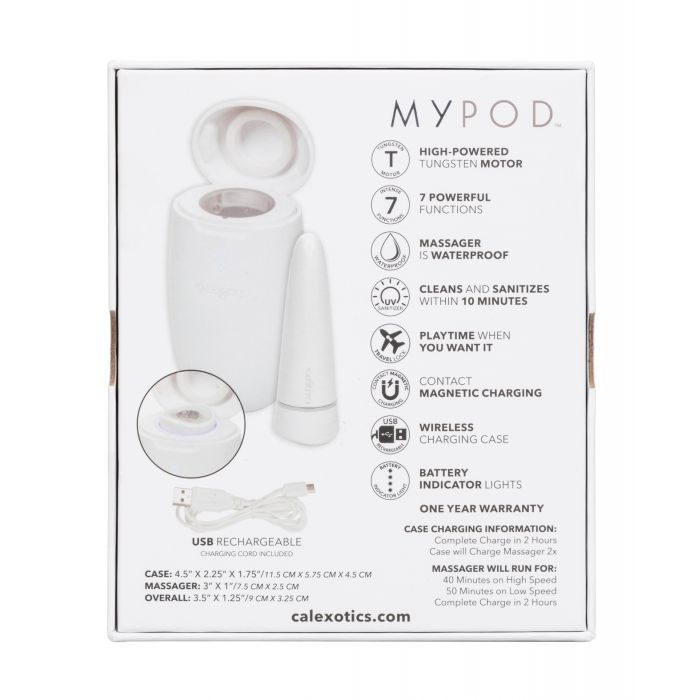 My Pod Vibrating Massager - White | Shop Lowest Prices at fonlove.shop