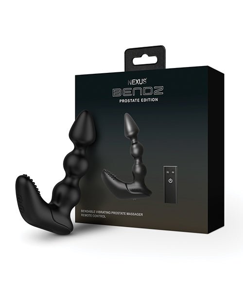 Nexus Bendz Bendable Prostate & Perineum Massager - Black | Shop Lowest Prices at fonlove.shop