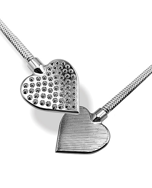 Nixie Flaming Heart Riding Crop - Silver | Shop Lowest Prices at fonlove.shop