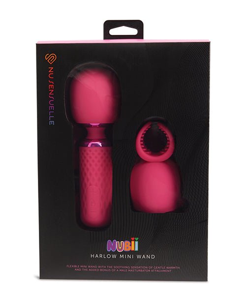Nu Sensuelle Harlow Mini Wand with Masturbator Attachment | Shop Lowest Prices at fonlove.shop