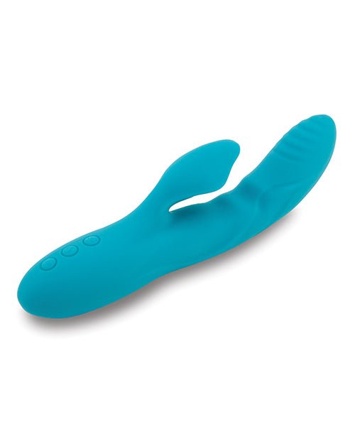Nu Sensuelle Nubii Kiah Turbo Boost & Heating Dual Stim Rabbit - Blue | Shop Lowest Prices at fonlove.shop