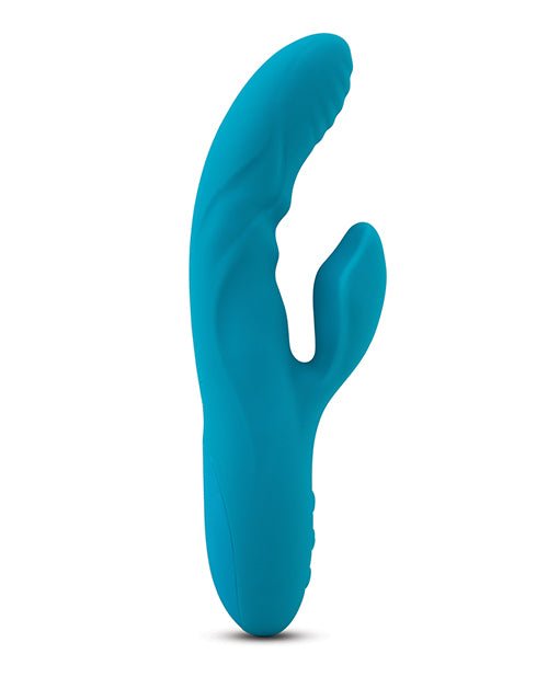 Nu Sensuelle Nubii Kiah Turbo Boost & Heating Dual Stim Rabbit - Blue | Shop Lowest Prices at fonlove.shop