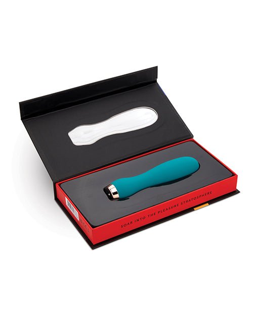Nu Sensuelle Skye Velvet Touch Vibe - Emerald Green | Shop Lowest Prices at fonlove.shop