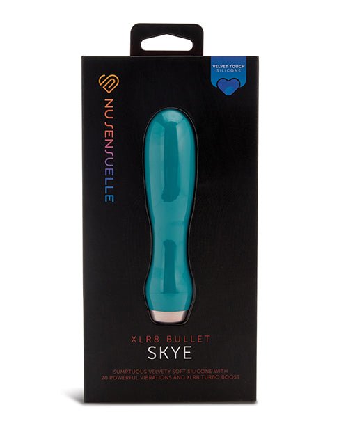 Nu Sensuelle Skye Velvet Touch Vibe - Emerald Green | Shop Lowest Prices at fonlove.shop