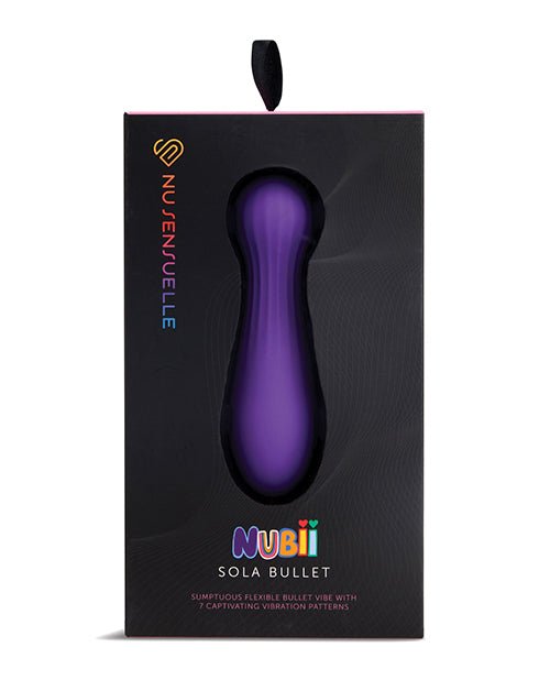 Nu Sensuelle Sola Nubii Flexible Bullet - Purple | Shop Lowest Prices at fonlove.shop