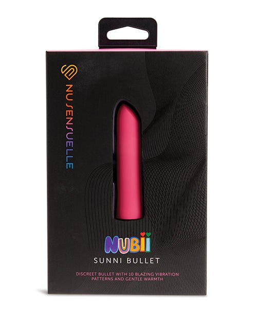 Nu Sensuelle Sunni Nubii Warming Bullet - Pink | Shop Lowest Prices at fonlove.shop