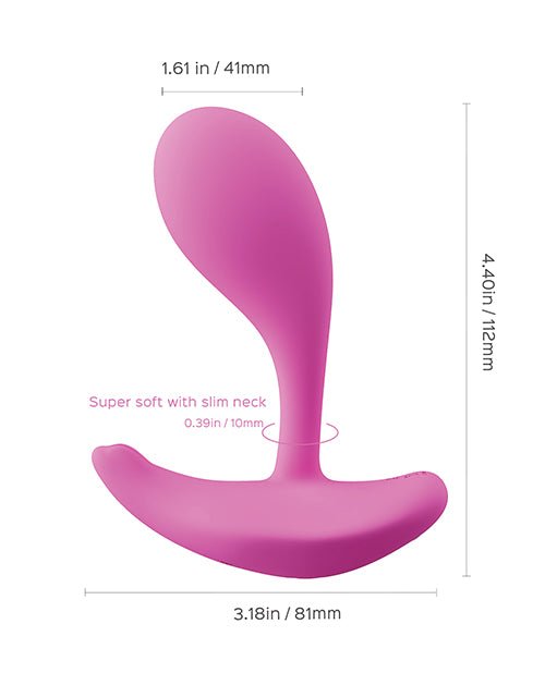 Oly 2 Pressure Sensing App - Enabled Wearable Clit & G Spot Vibrator - Pink | Shop Lowest Prices at fonlove.shop