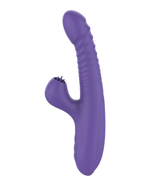Omega Multi Function Warming Head Rabbit Vibe - Purple | Shop Lowest Prices at fonlove.shop