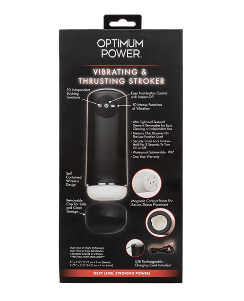 Optimum Power Vibrating & Thruster Stroker | Shop Lowest Prices at fonlove.shop