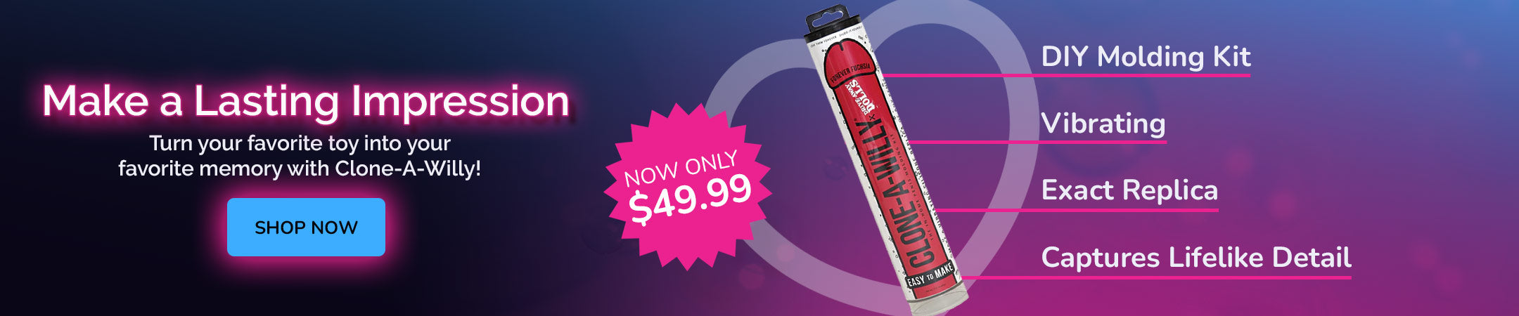 Shop the Clone-A-Willy Collection at fonlove.shop!