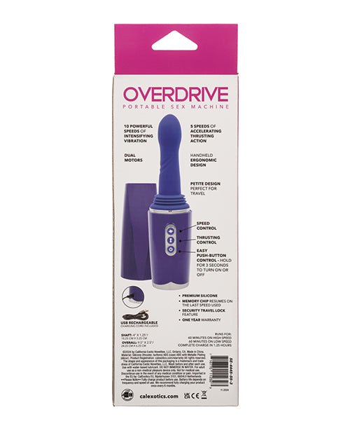 Overdrive Travel Thruster Portable Sex Machine - Purple | Shop Lowest Prices at fonlove.shop