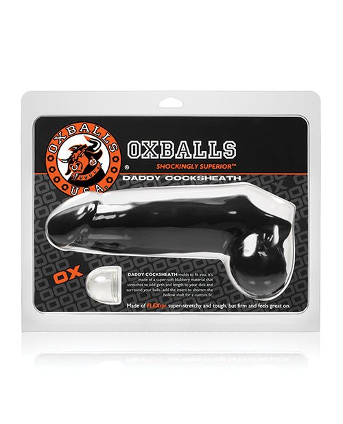 Oxballs Daddy Cocksheath - Black | Shop Lowest Prices at fonlove.shop
