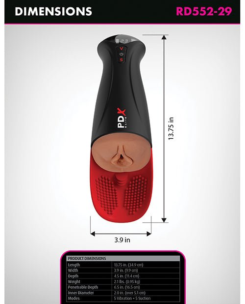 PDX Elite Fuck - O - Matic Pro XL Pussy Stroker - Brown | Shop Lowest Prices at fonlove.shop