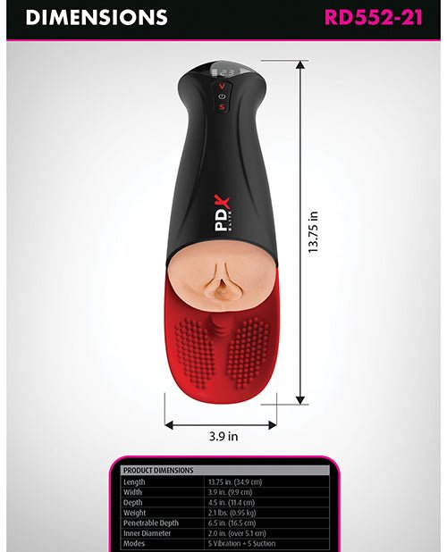 PDX Elite Fuck - O - Matic Pro XL Pussy Stroker - Light | Shop Lowest Prices at fonlove.shop