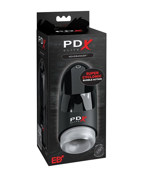 PDX Elite Hydrogasm Vibrating Stroker - Frosted/Black | Shop Lowest Prices at fonlove.shop