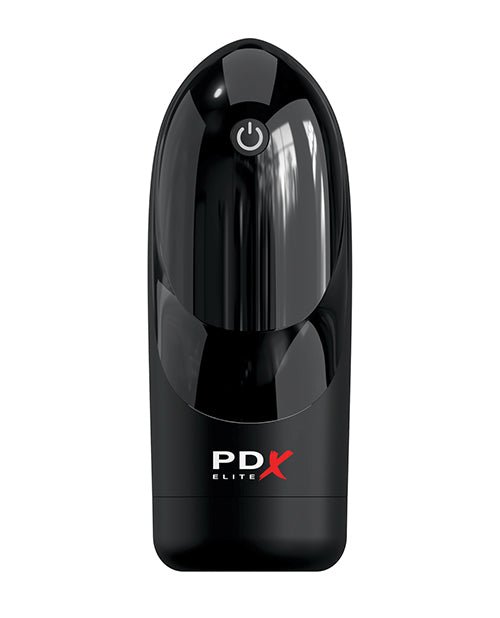 PDX Elite Hydrogasm Vibrating Stroker - Frosted/Black | Shop Lowest Prices at fonlove.shop
