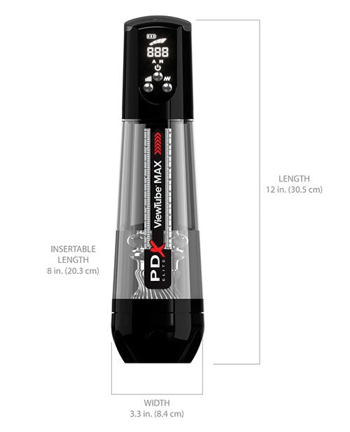 PDX Elite ViewTube MAX View - Black | Shop Lowest Prices at fonlove.shop
