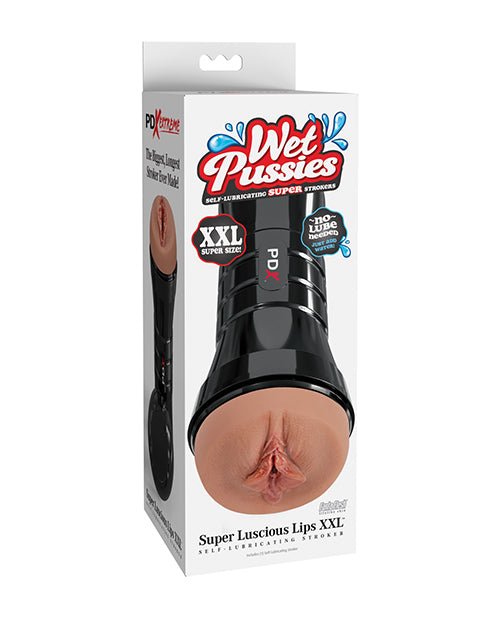 PDX Extreme Wet Pussies Super Luscious Lips XXL Stroker - Brown | Shop Lowest Prices at fonlove.shop